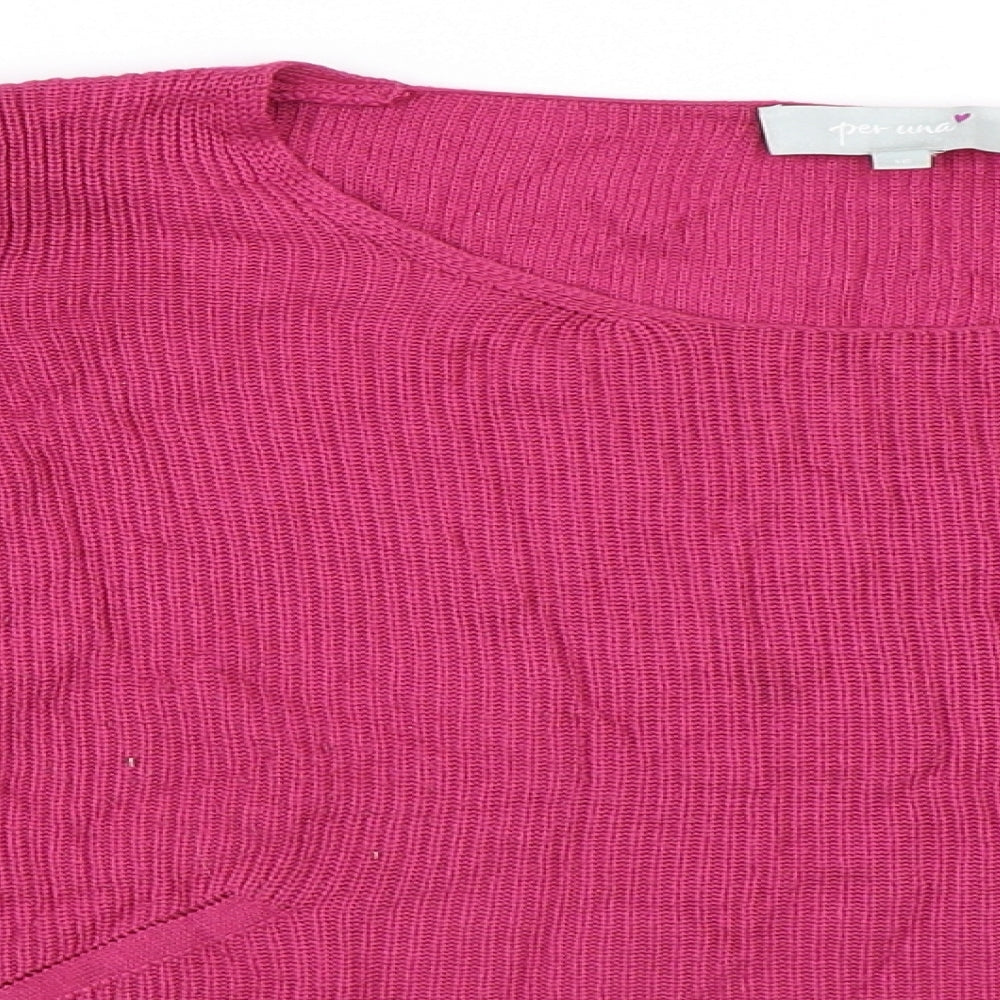 Per Una Womens Pink   Pullover Jumper Size 16