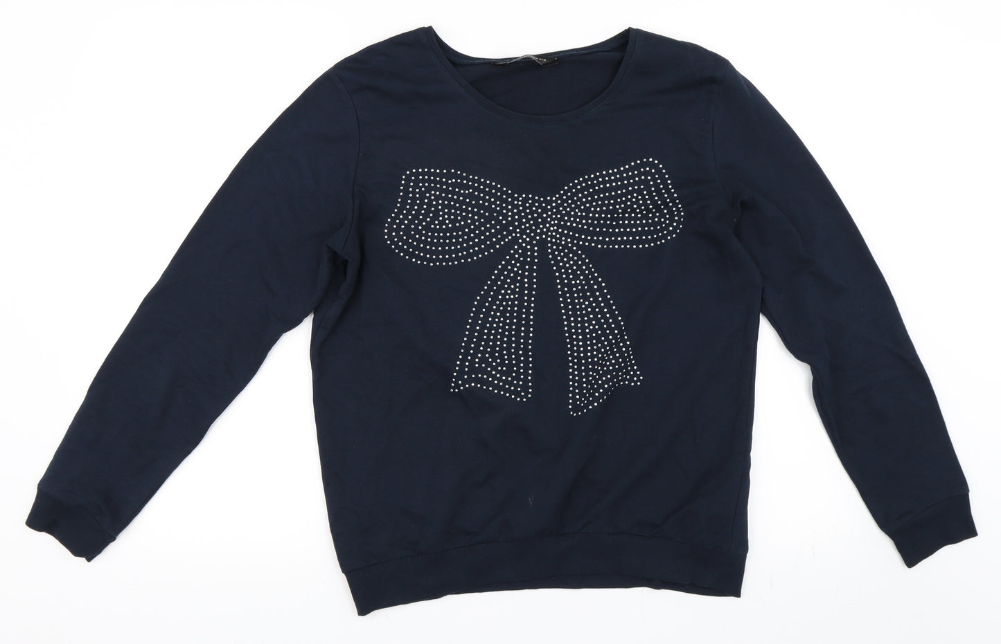 Dorothy Perkins Womens Blue   Pullover Sweatshirt Size 12