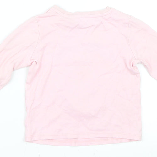 George Girls Pink   Basic T-Shirt Size 2-3 Years