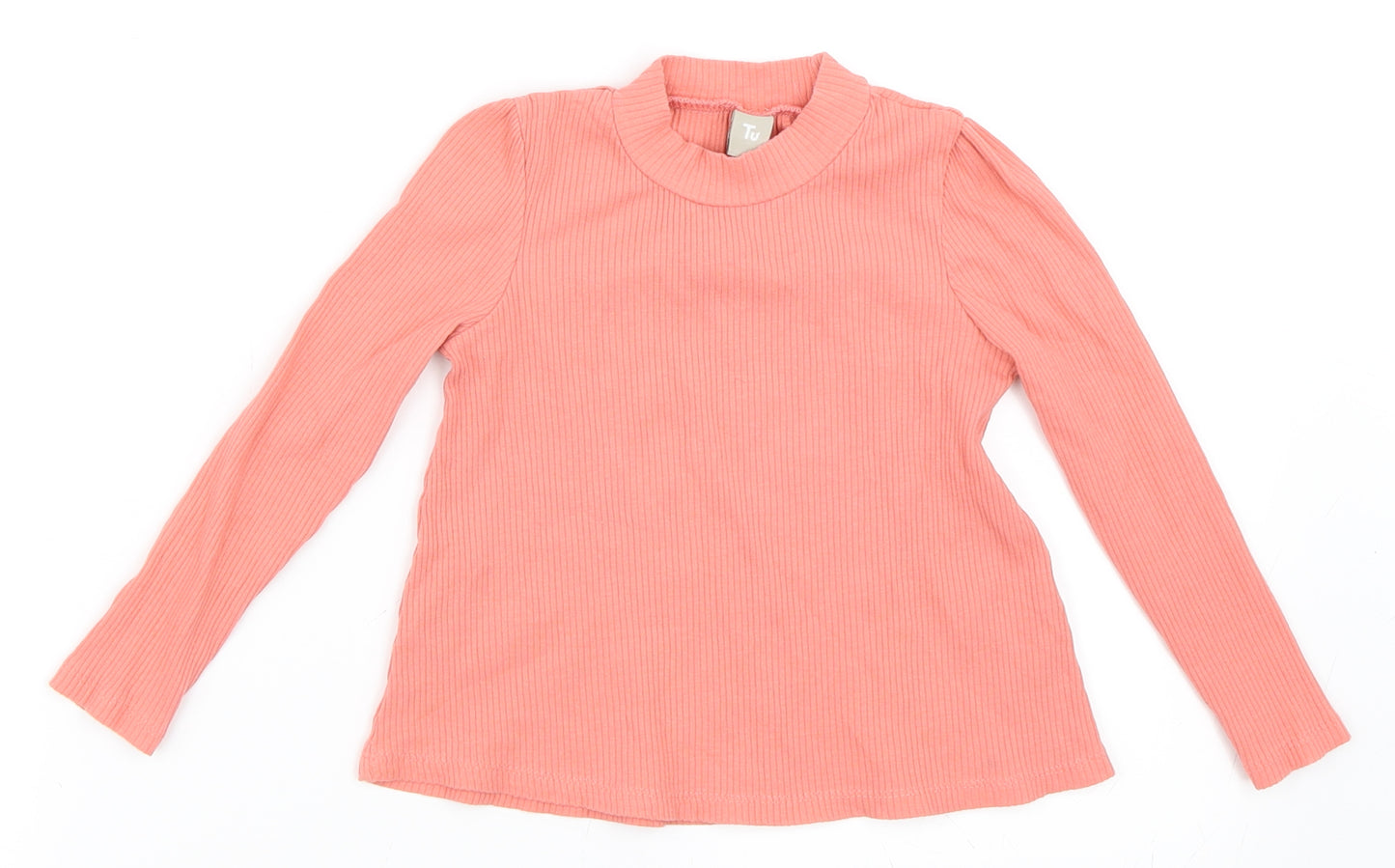 TU Girls Pink   Basic T-Shirt Size 3-4 Years