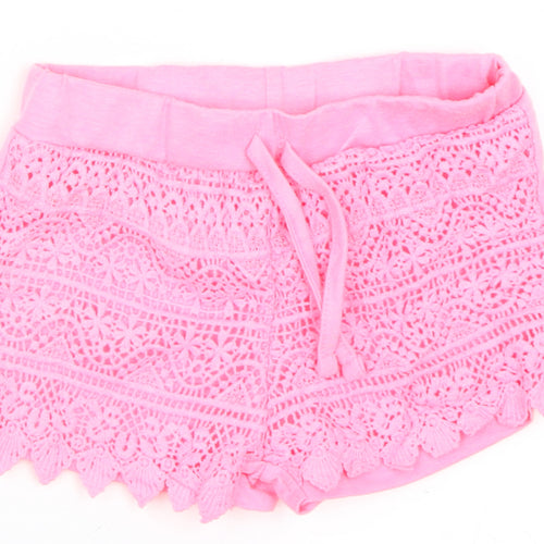 Primark Girls Pink   Hot Pants Shorts Size 2-3 Years