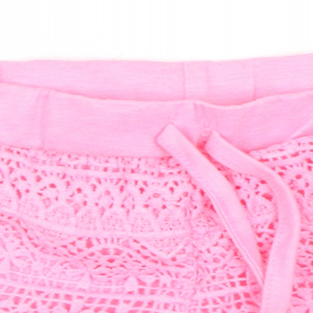 Primark Girls Pink   Hot Pants Shorts Size 2-3 Years