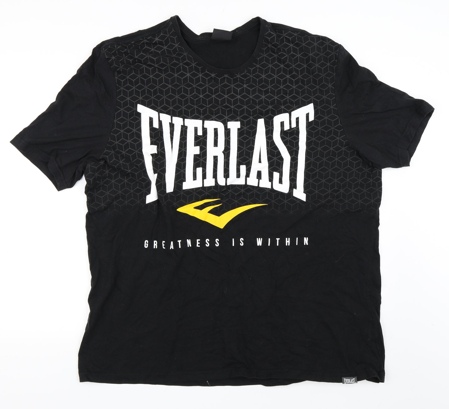 Everlast Mens Black    T-Shirt Size 4XL
