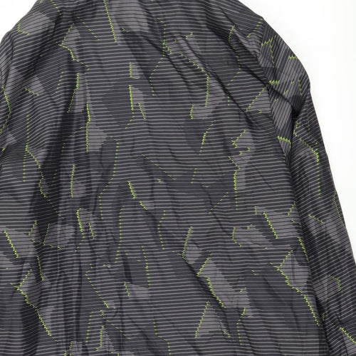 Admiral Mens Grey Striped  Jacket  Size 2XL