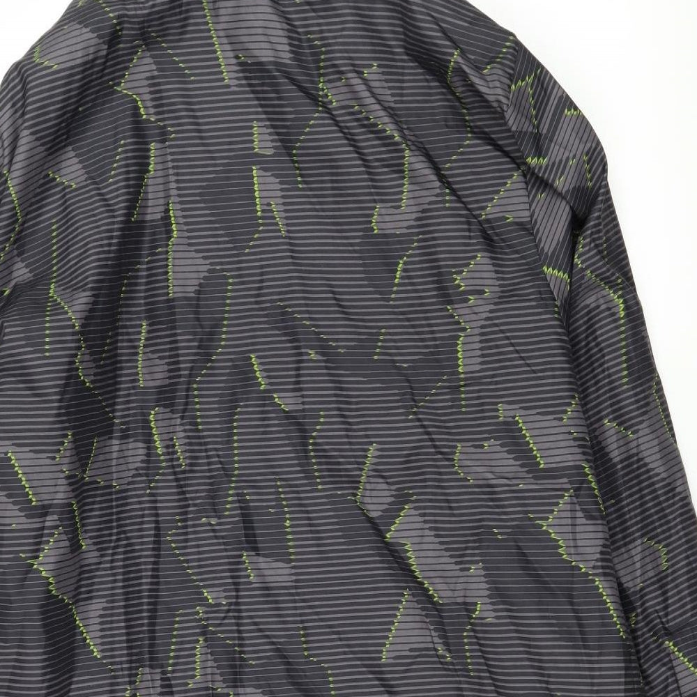 Admiral Mens Grey Striped  Jacket  Size 2XL