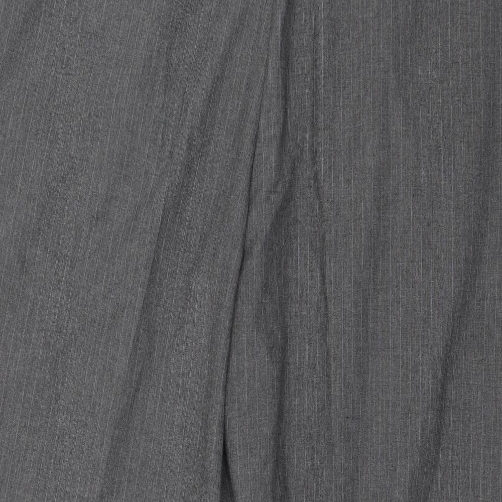 Dunnes Womens Grey Striped  Trousers  Size 40 in L29 in