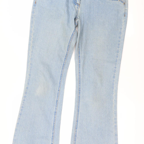 Cherokee Womens Blue  Denim Bootcut Jeans Size 8 L31 in