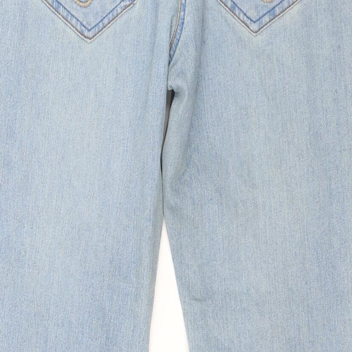 Cherokee Womens Blue  Denim Bootcut Jeans Size 8 L31 in