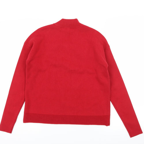Very Womens Red  Knit Pullover Jumper Size 8