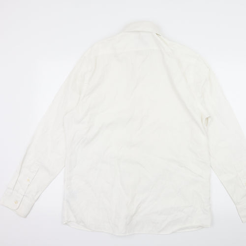 Jaeger Mens White    Dress Shirt Size 17