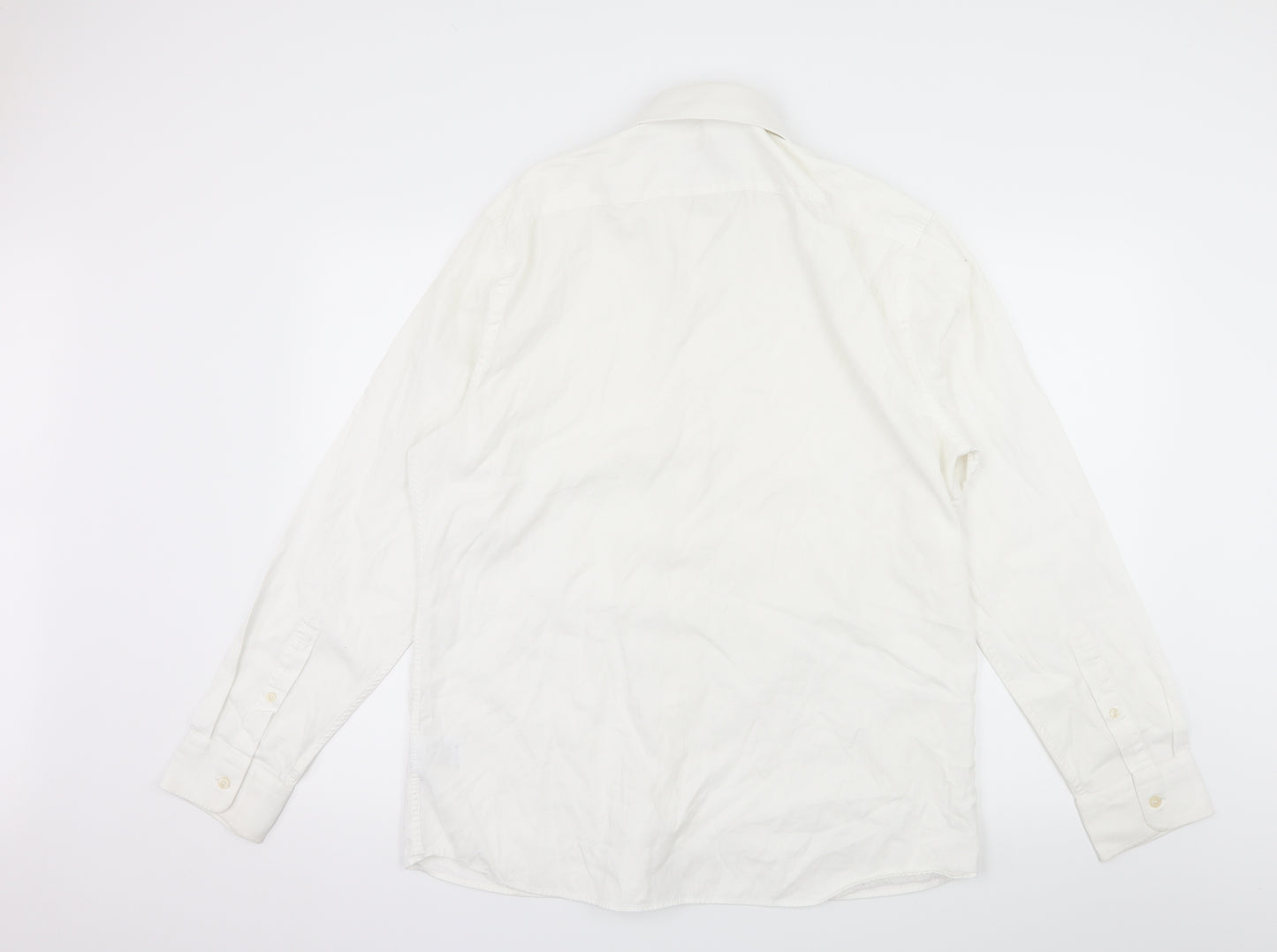 Jaeger Mens White    Dress Shirt Size 17