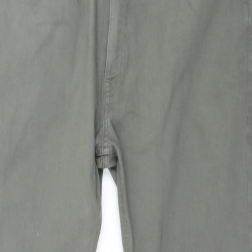 Preworn Mens Green  Denim Tapered Jeans Size 38 in L31 in
