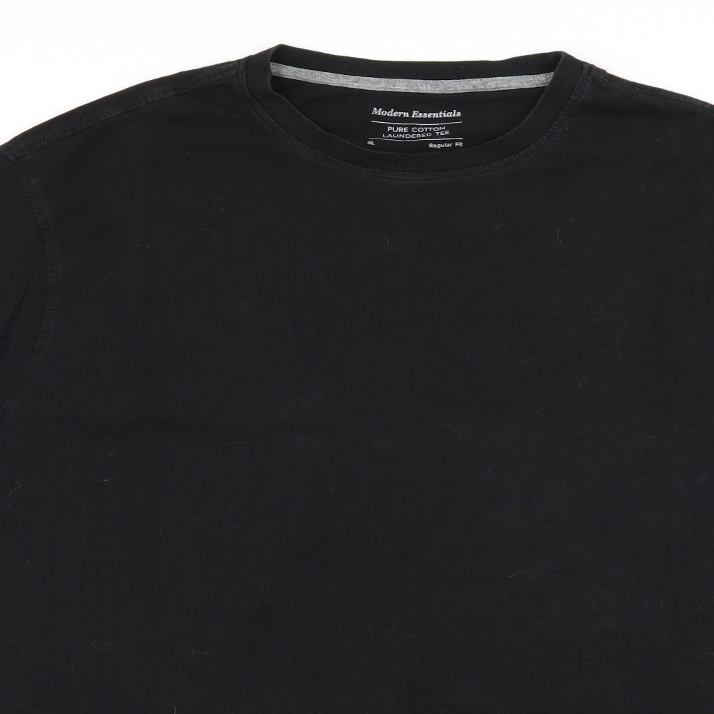 Marks and Spencer Mens Black  Jersey  T-Shirt Size XL