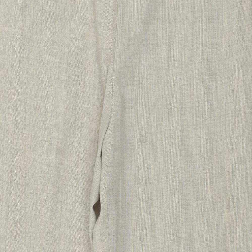 Marks and Spencer Womens Ivory   Trousers  Size 16 L27 in