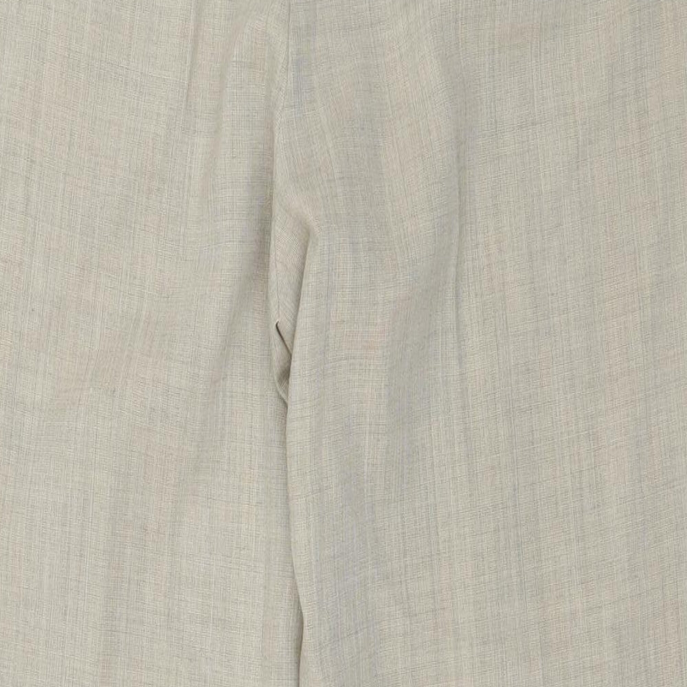 Marks and Spencer Womens Ivory   Trousers  Size 16 L27 in