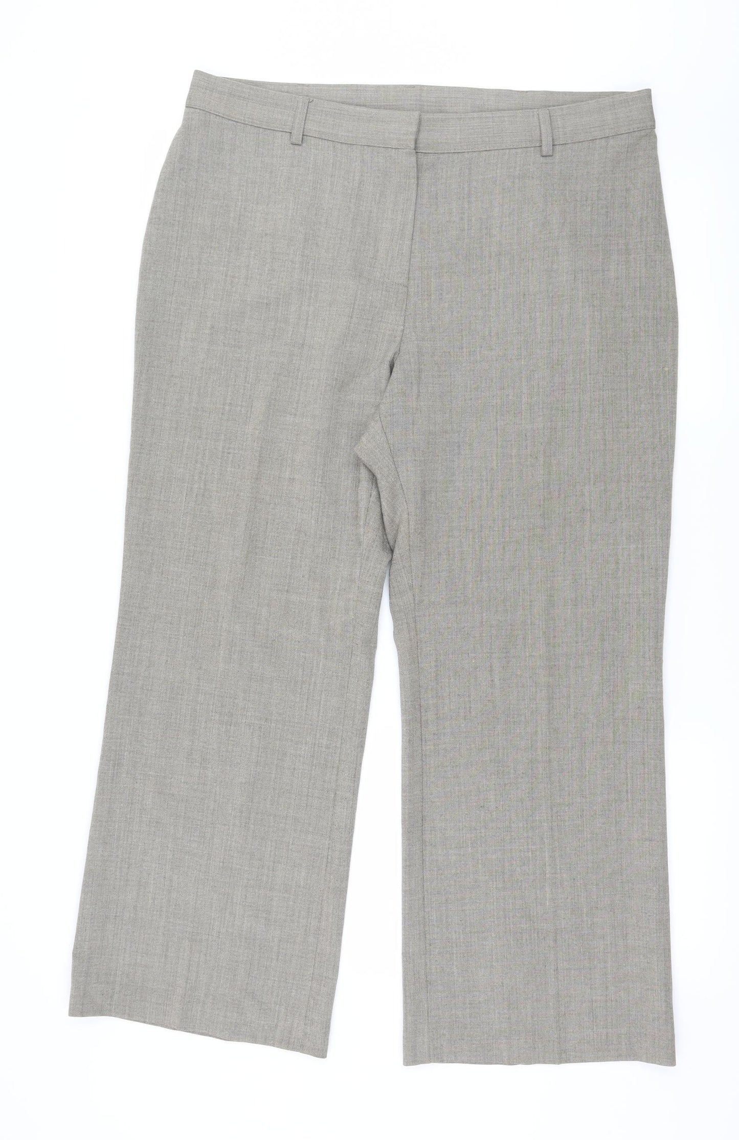 Marks and Spencer Womens Brown   Trousers  Size 18 L28 in