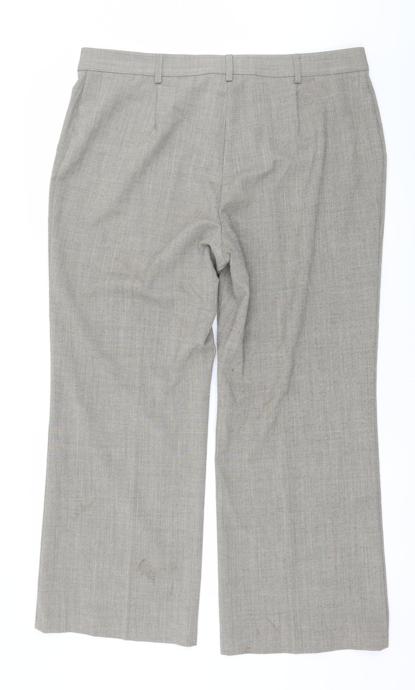 Marks and Spencer Womens Brown   Trousers  Size 18 L28 in