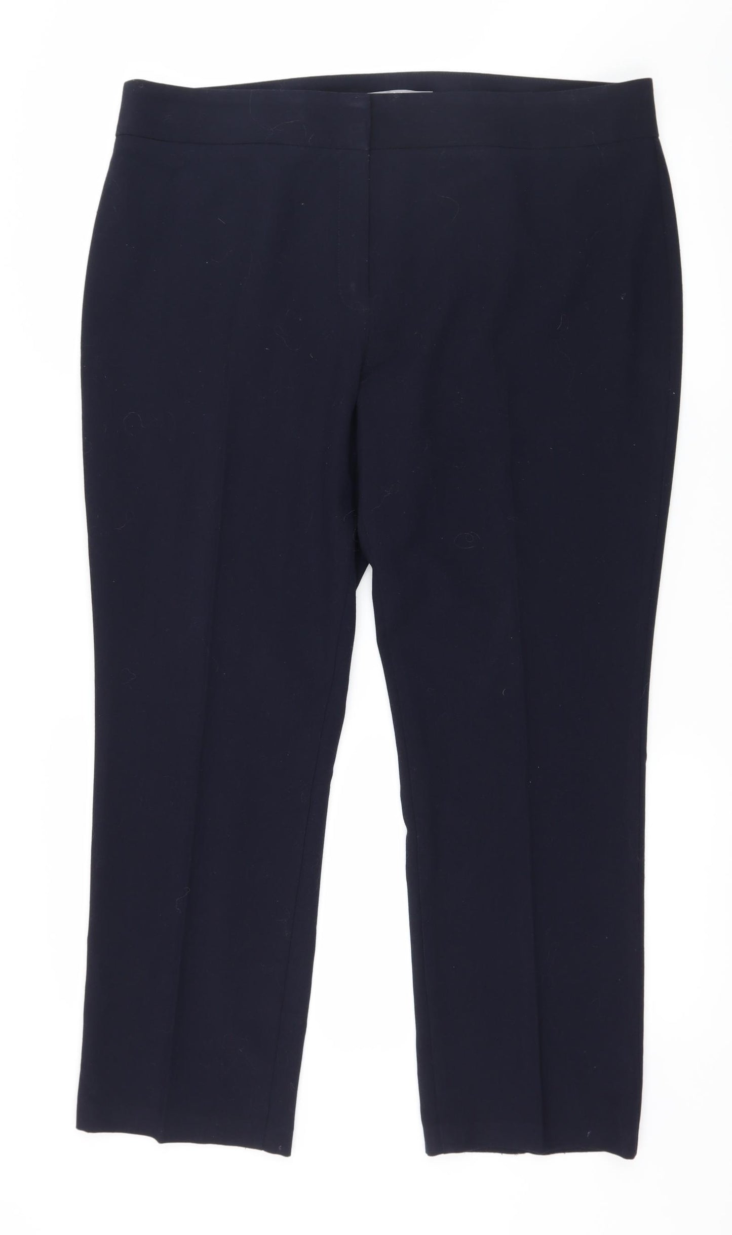 Marks and Spencer Womens Blue   Trousers  Size 16 L27 in