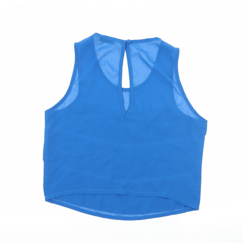 Innocence Womens Blue   Basic Blouse Size 12
