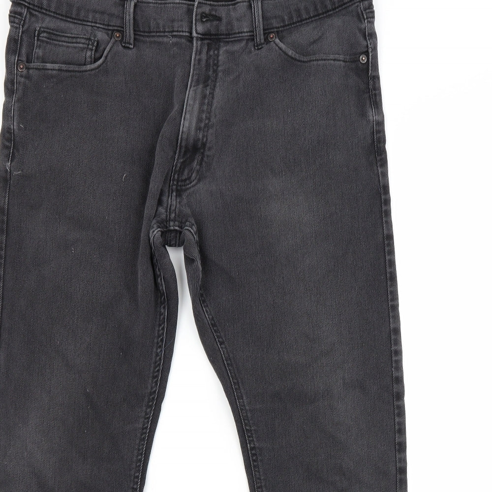 Marks and Spencer Mens Black  Denim Skinny Jeans Size 38 L29 in