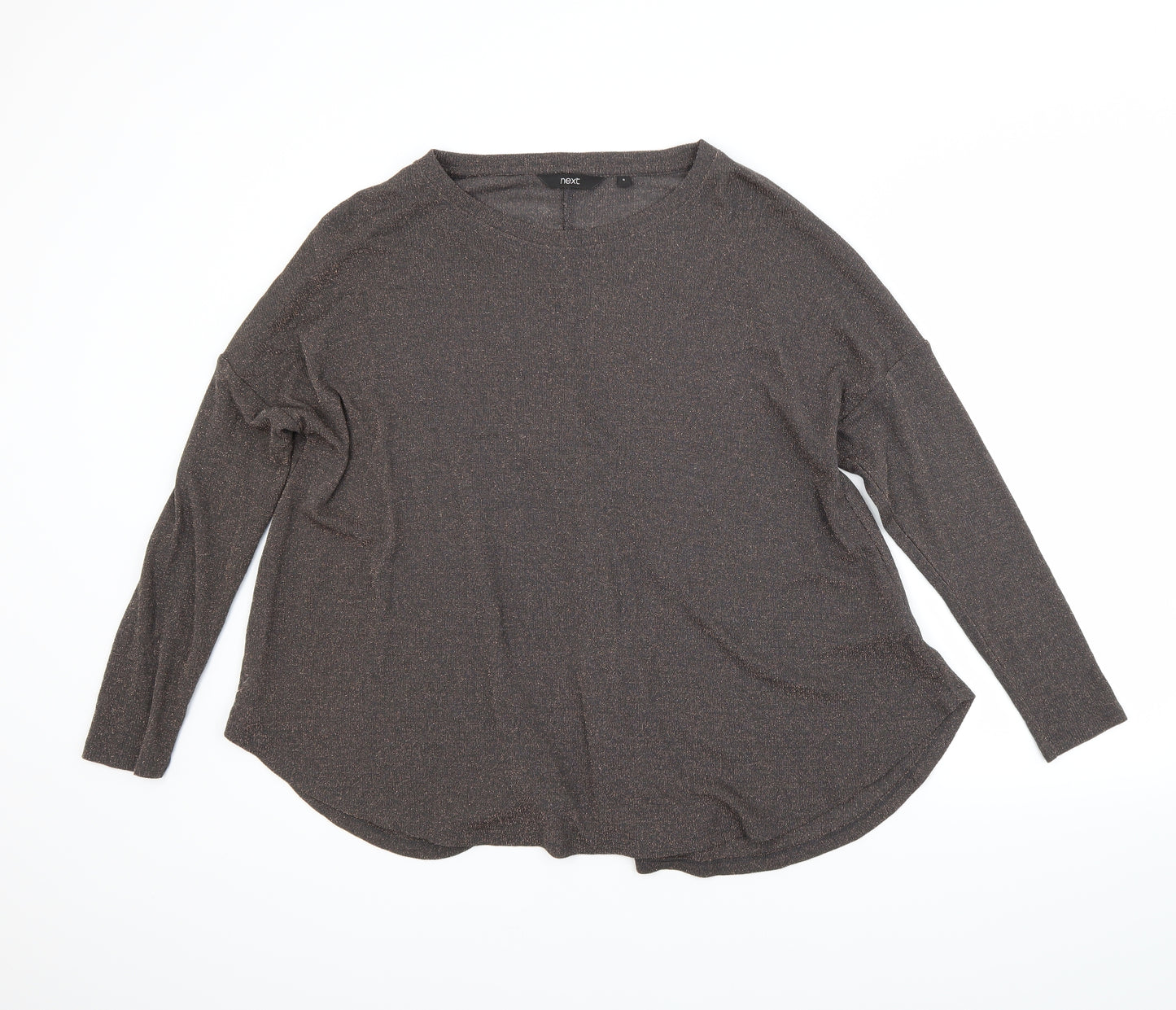 NEXT Womens Brown   Basic Blouse Size 8