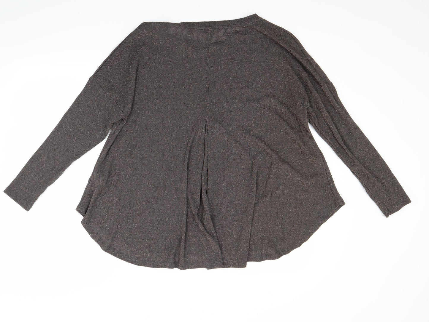 NEXT Womens Brown   Basic Blouse Size 8