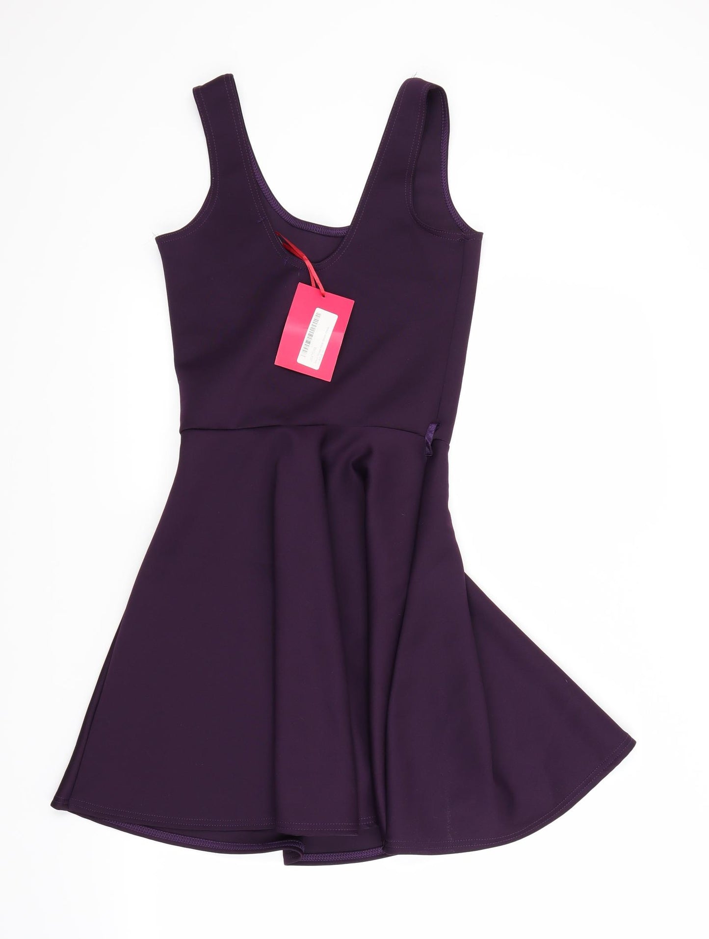 Boohoo Womens Purple   Skater Dress  Size 10