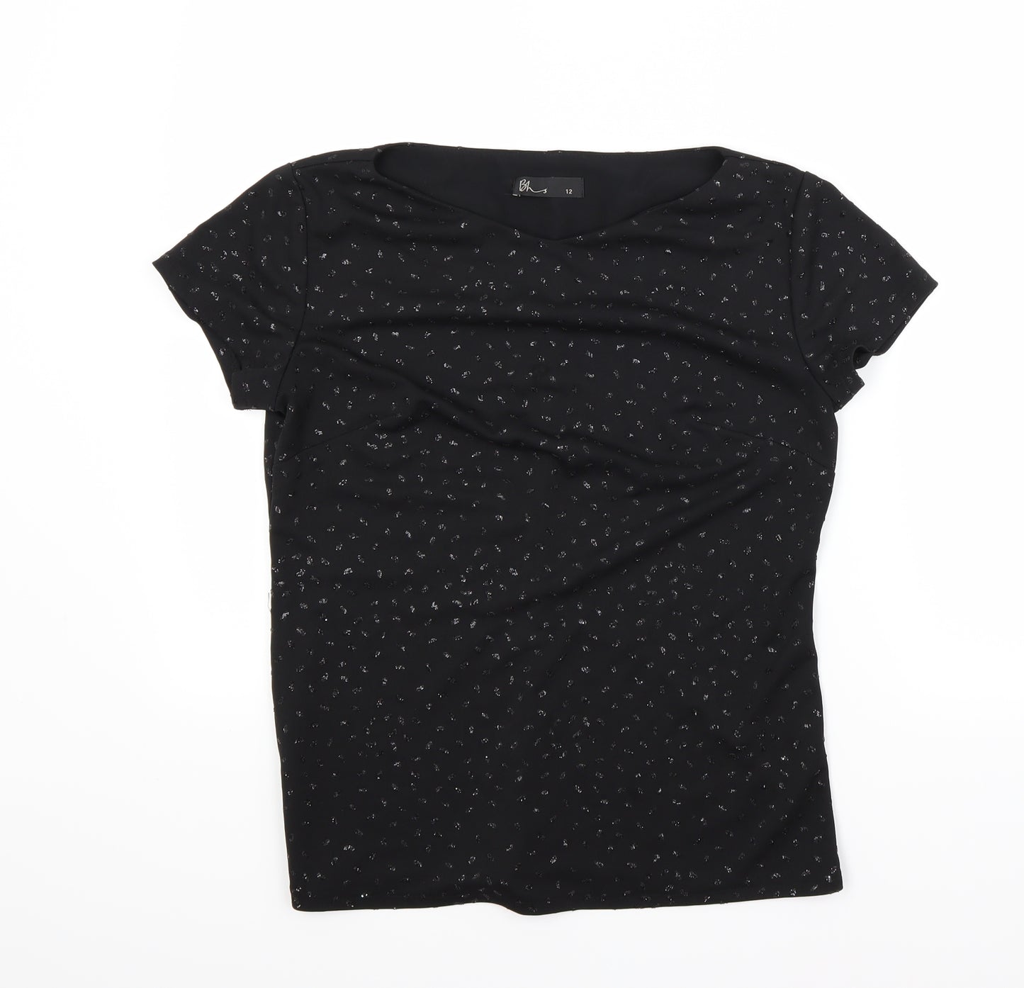 BHS Womens Black   Basic Blouse Size 12