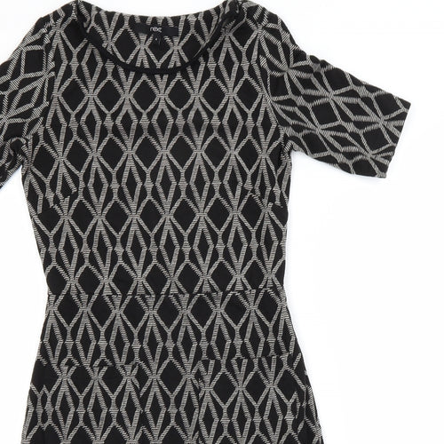 NEXT Womens Grey Argyle/Diamond  A-Line  Size 6