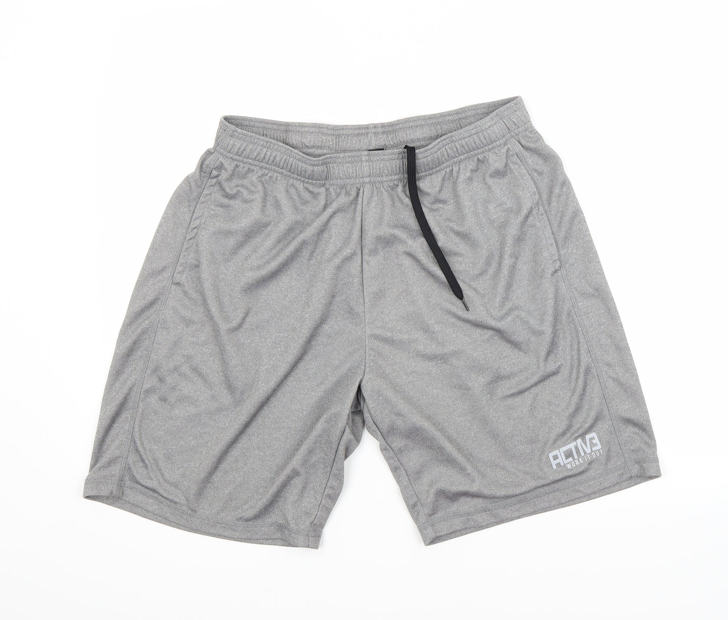 Crivit Mens Grey   Sweat Shorts Size L