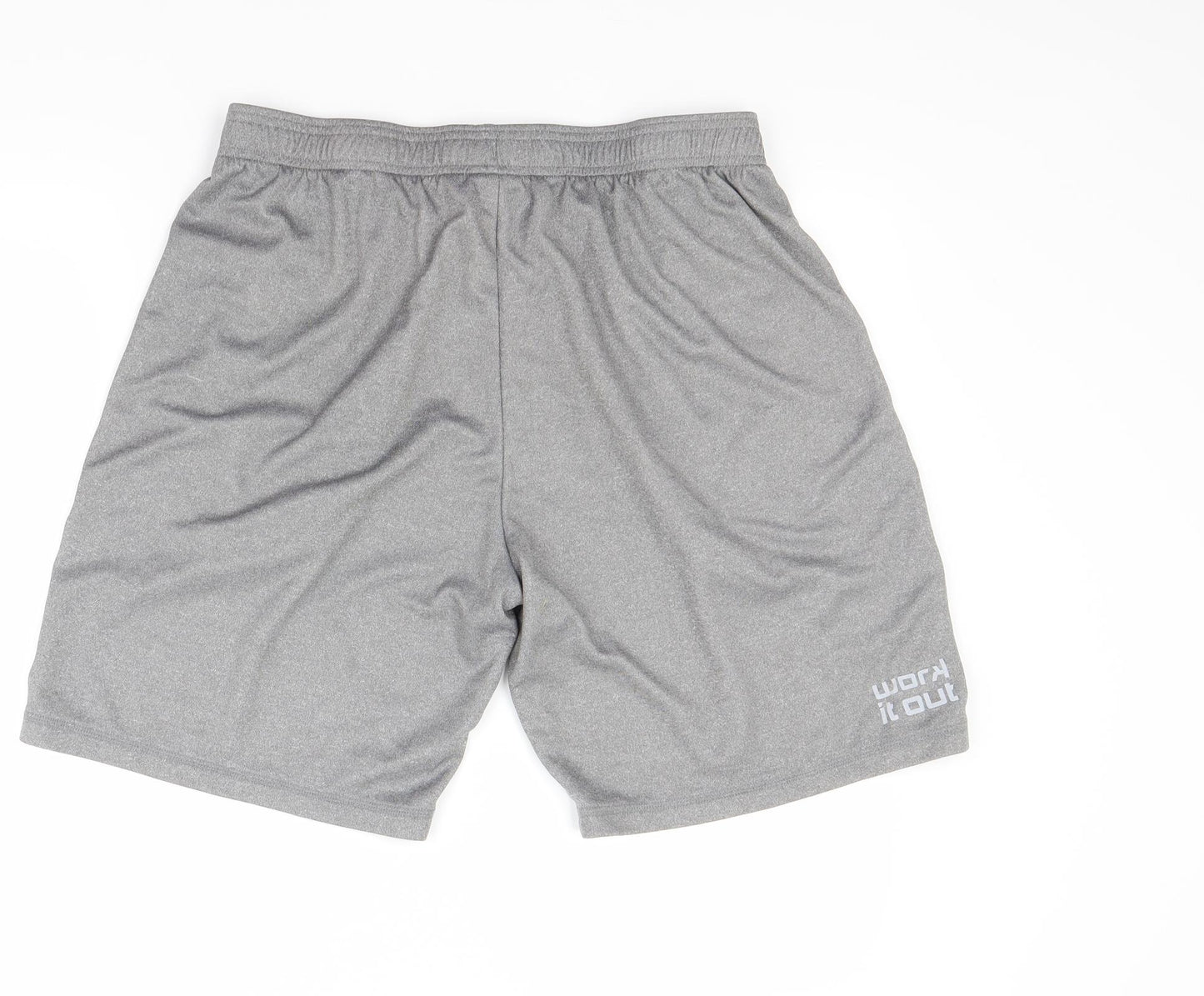 Crivit Mens Grey   Sweat Shorts Size L