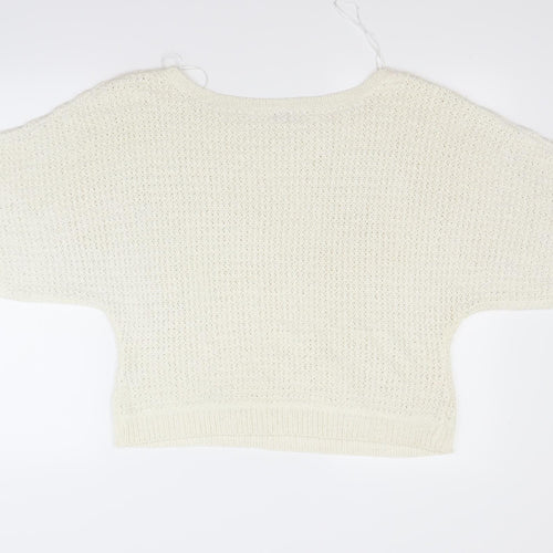 TU Womens White   Pullover Jumper Size 14