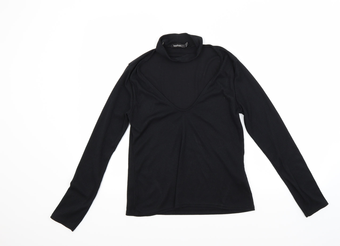 Boohoo Womens Black   Pullover Jumper Size 10