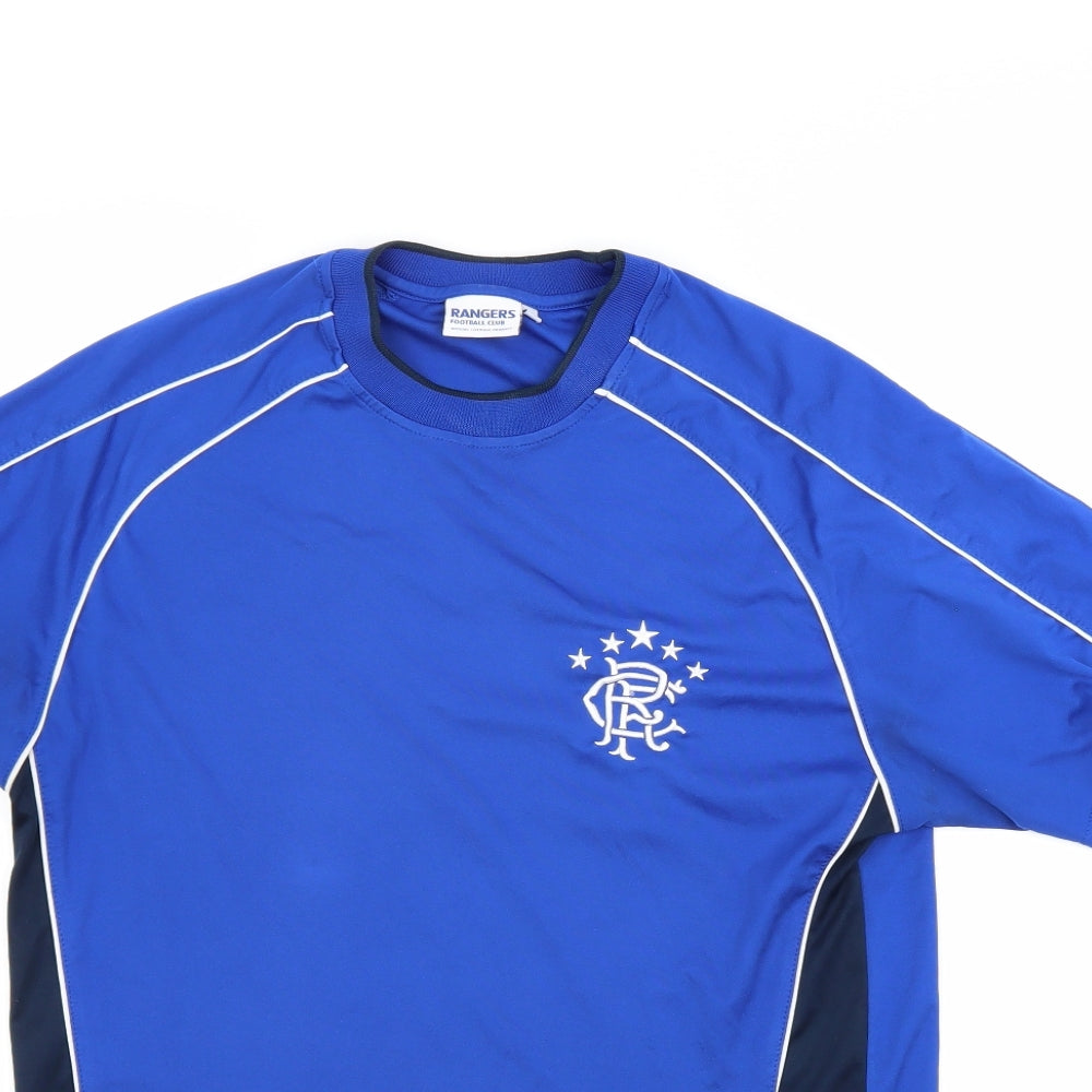 Rangers Mens Blue   Basic T-Shirt Size M  - Rangers FC