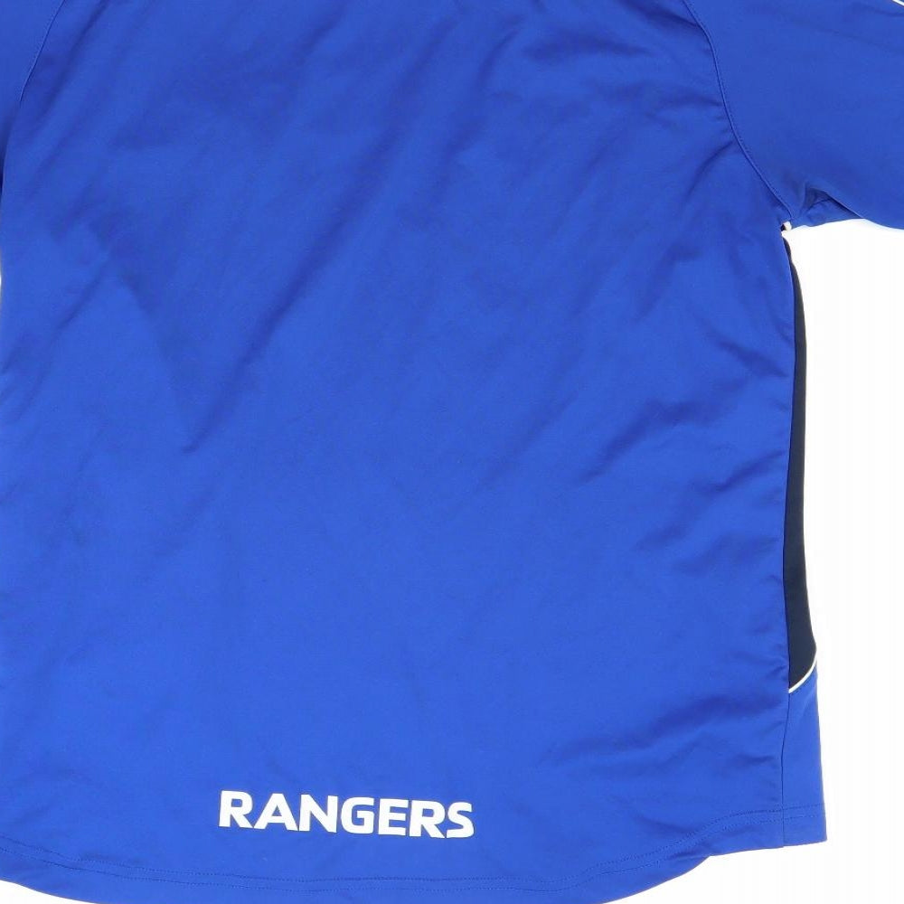 Rangers Mens Blue   Basic T-Shirt Size M  - Rangers FC