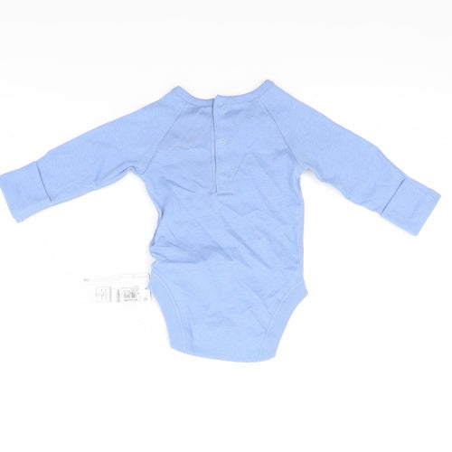 Marks and Spencer Boys Blue   Babygrow One-Piece Size 0-3 Months