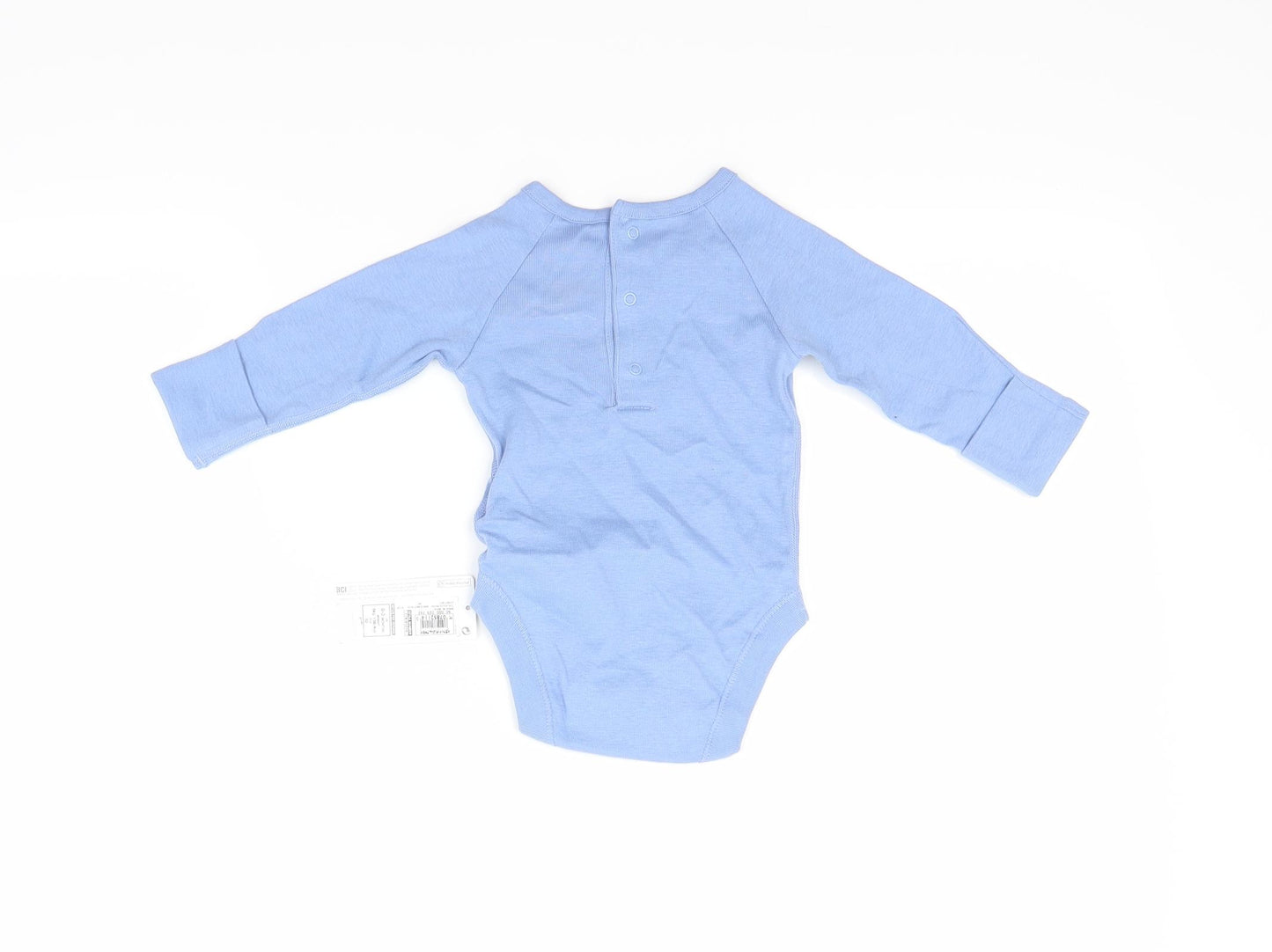 Marks and Spencer Boys Blue   Babygrow One-Piece Size 0-3 Months