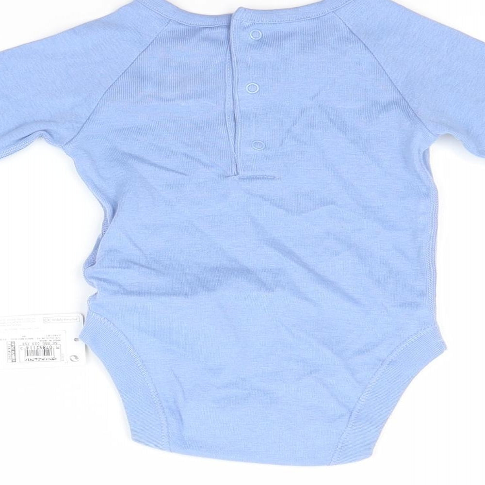 Marks and Spencer Boys Blue   Babygrow One-Piece Size 0-3 Months