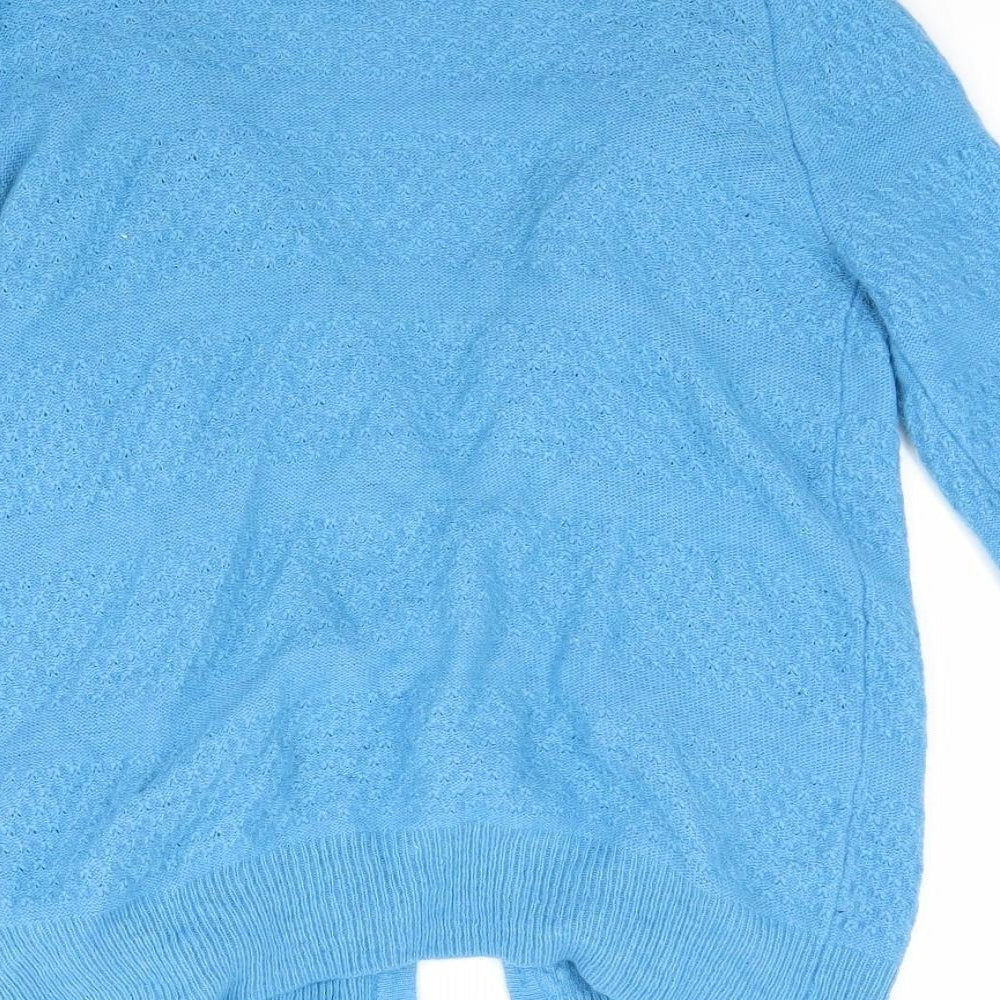 Topshop Womens Blue   Cardigan Jumper Size 10