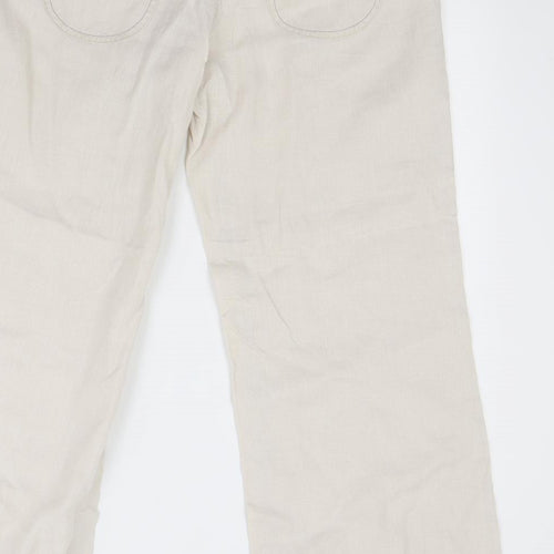 River Island Womens Beige   Trousers  Size 14 L29 in