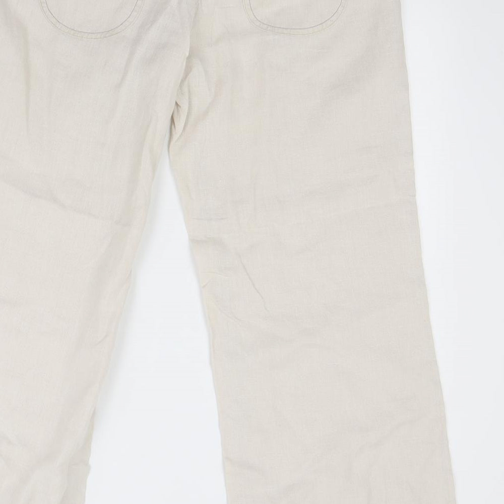 River Island Womens Beige   Trousers  Size 14 L29 in
