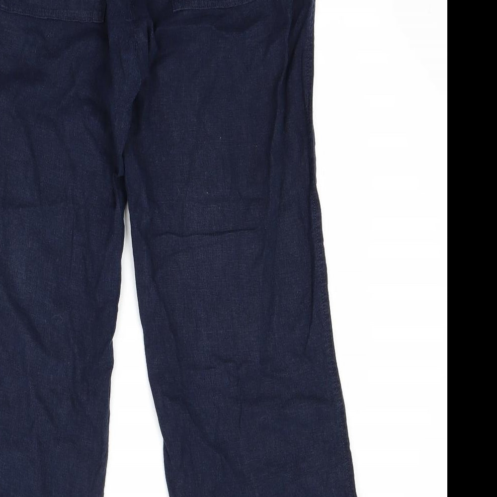NEXT Womens Blue   Trousers  Size 12 L28 in