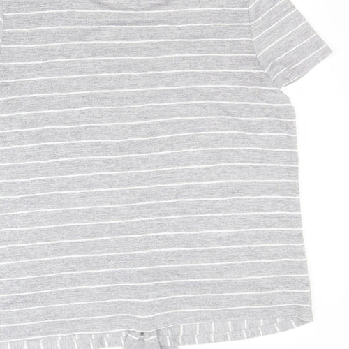 George Womens Grey Striped  Pullover Jumper Size 16