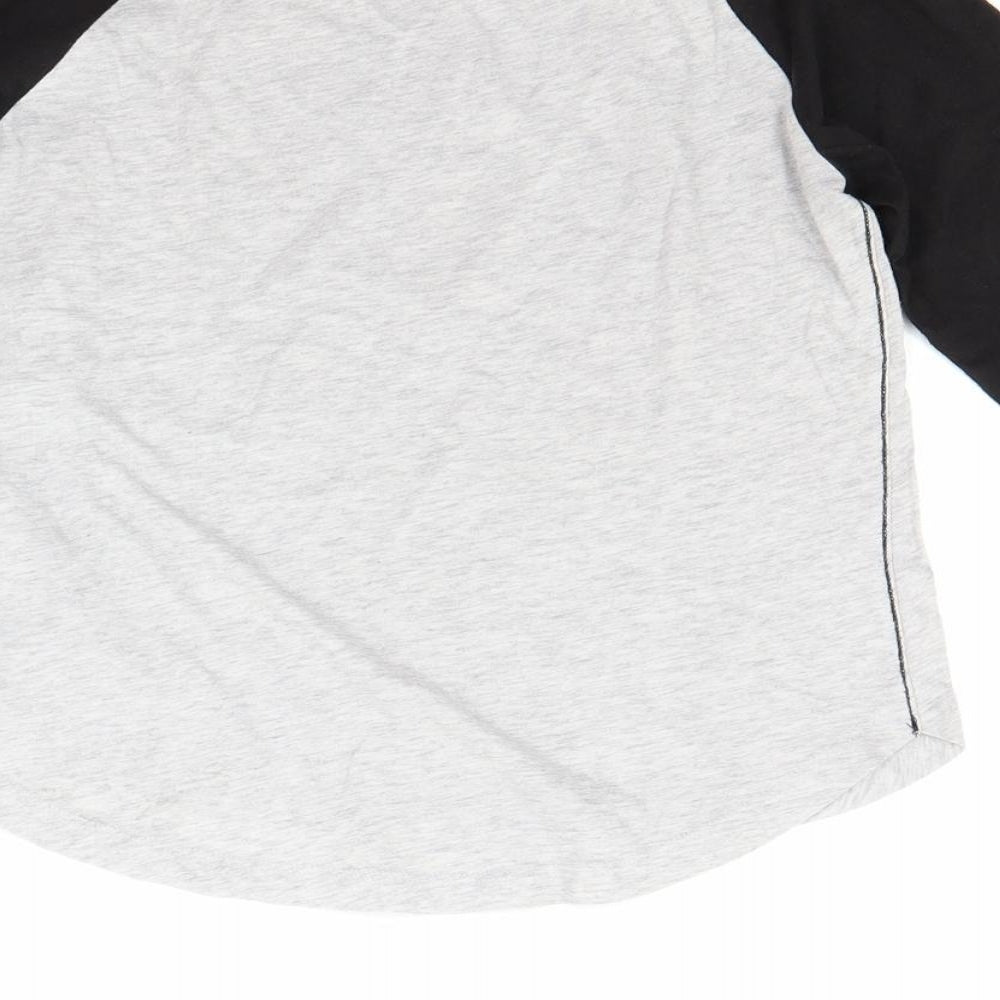 H&M Boys Grey   Basic Dress Shirt Size 9-10 Years