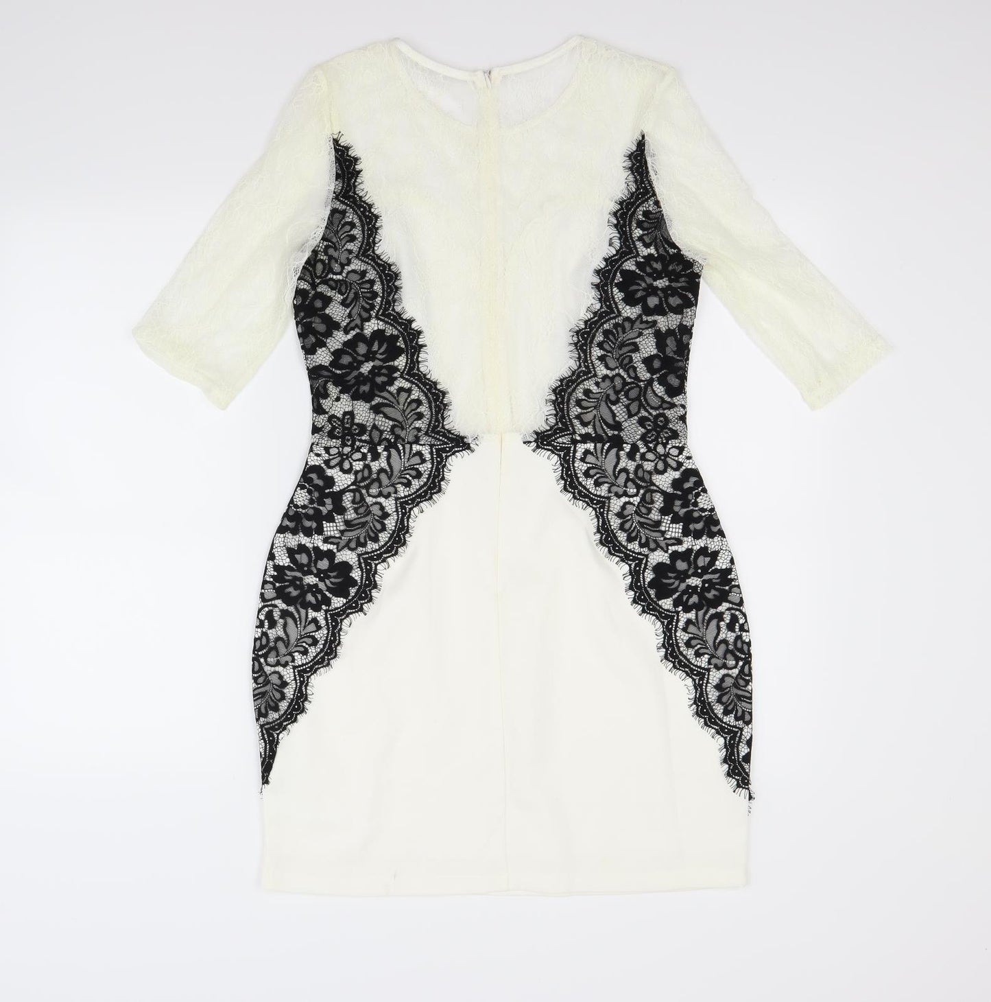 Missguided Womens White   A-Line  Size 12