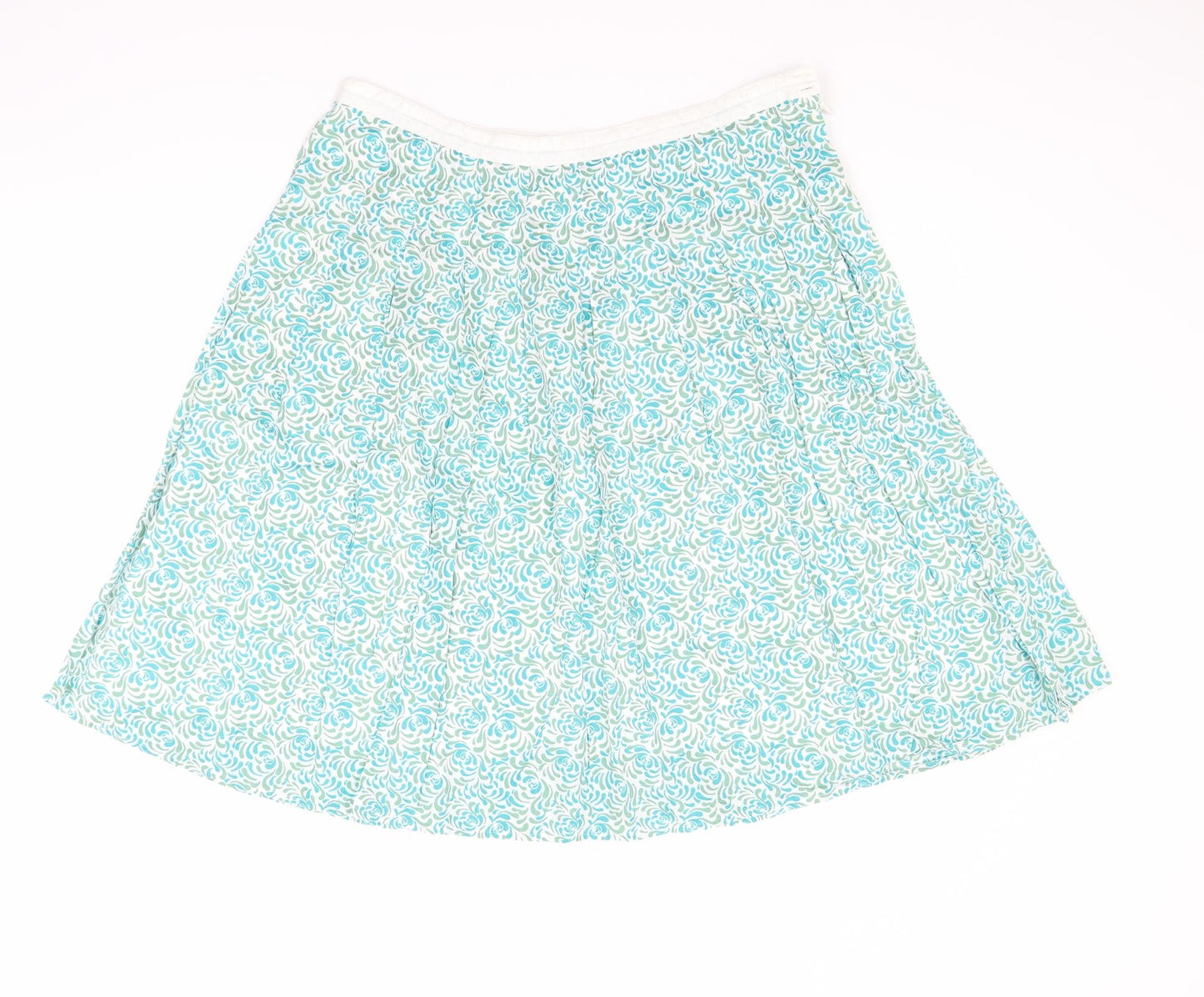 Marks and Spencer Womens Green Floral  Flare Set Size 14