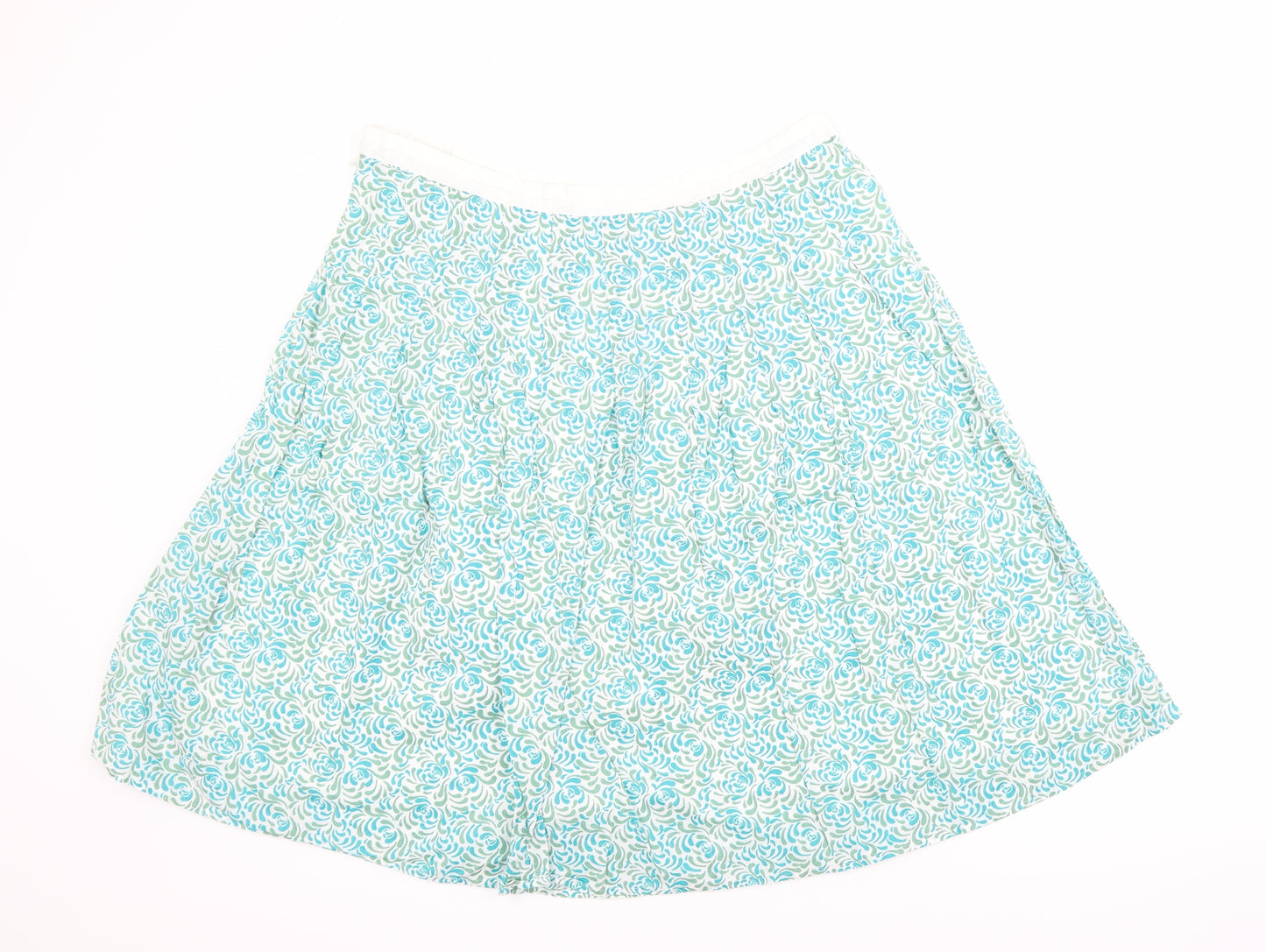 Marks and Spencer Womens Green Floral  Flare Set Size 14