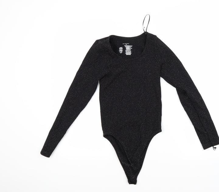 Primark Womens Black   Henley Jumper Size XS
