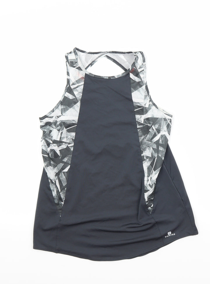 DOMYOS Womens Grey   Basic Tank Size S