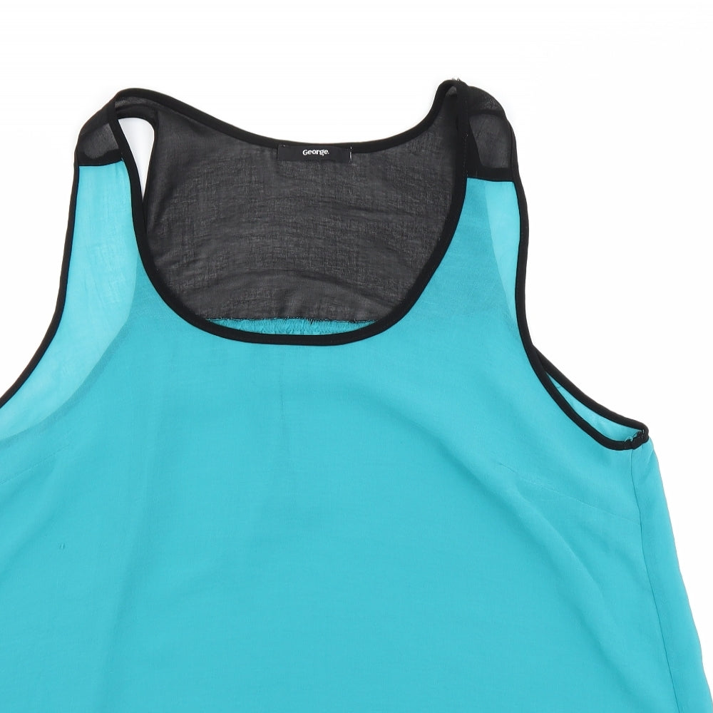 George Womens Blue   Basic Blouse Size 20